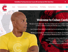 Tablet Screenshot of cubancardio.com